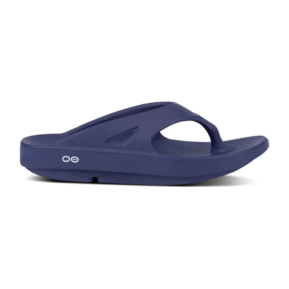 OOFOS Unisex OOriginal Flip Flops in Navy