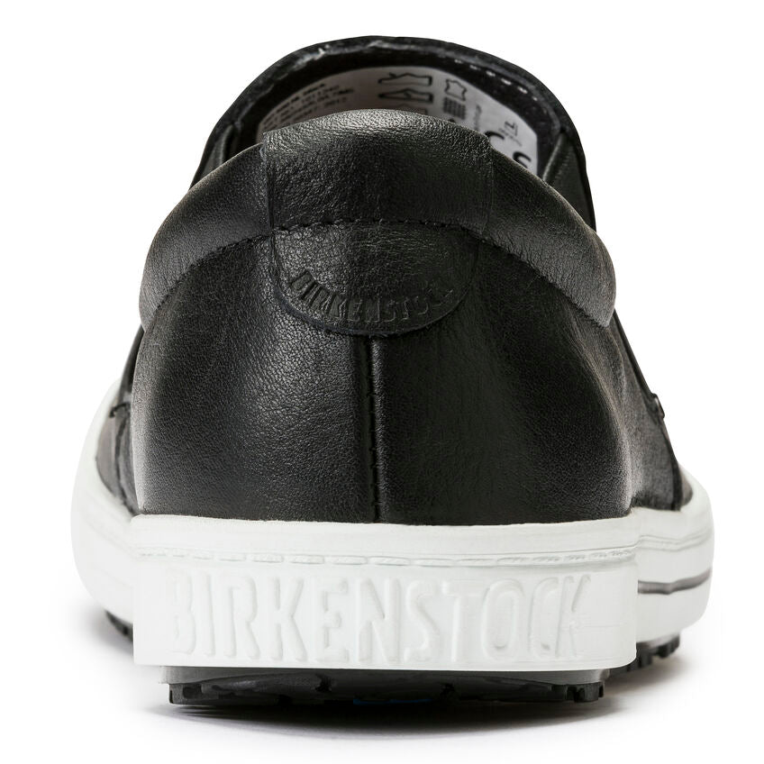 Birkenstock QO 400 Leather Slip On Shoe in Black