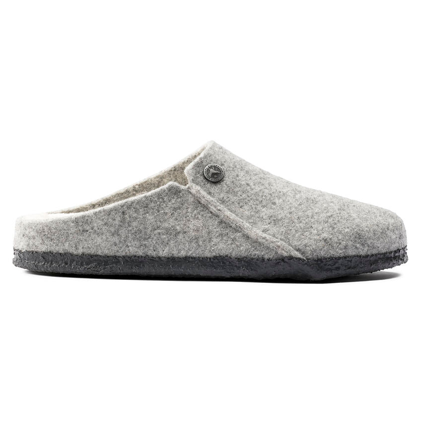 Birkenstock Zermatt Wool Felt Slipper in Light Gray