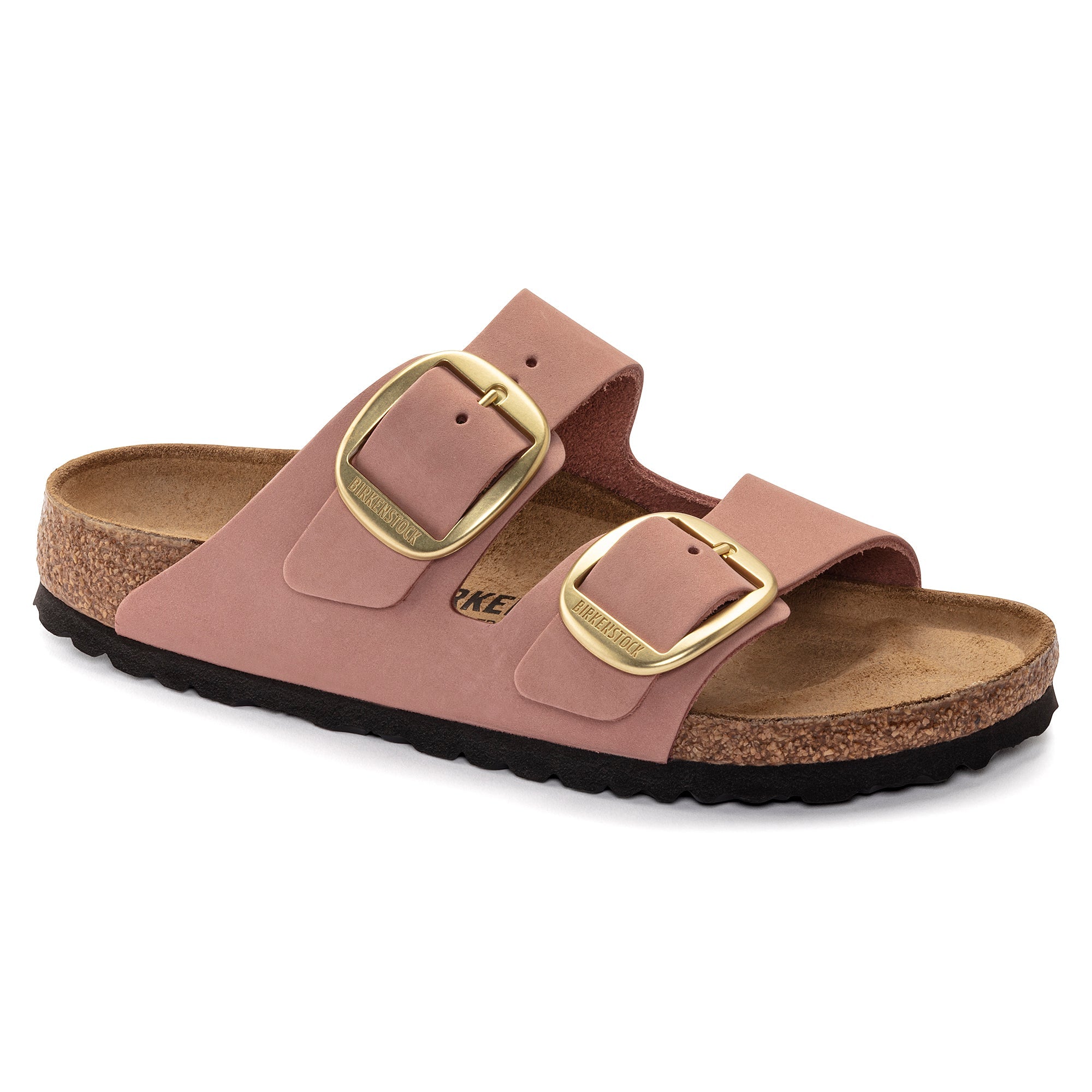 Birkenstock Arizona Big Buckle Nubuck Leather in Old Rose 37EU