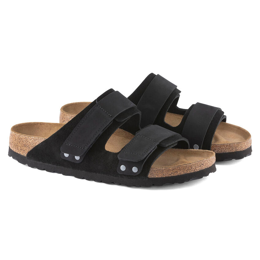 Birkenstock Women's Uji Nubuck-Suede Leather in Black