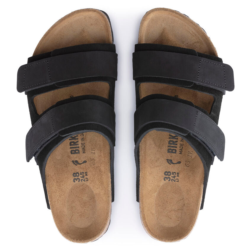 Birkenstock Women's Uji Nubuck-Suede Leather in Black