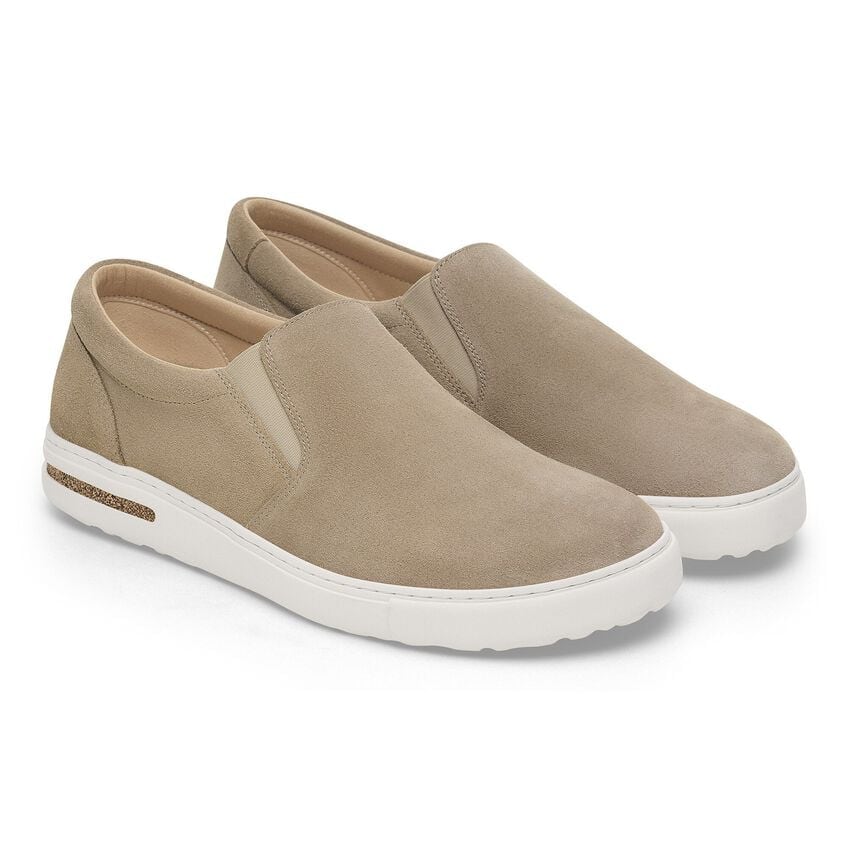 Birkenstock Women's Oswego Suede Leather in Taupe