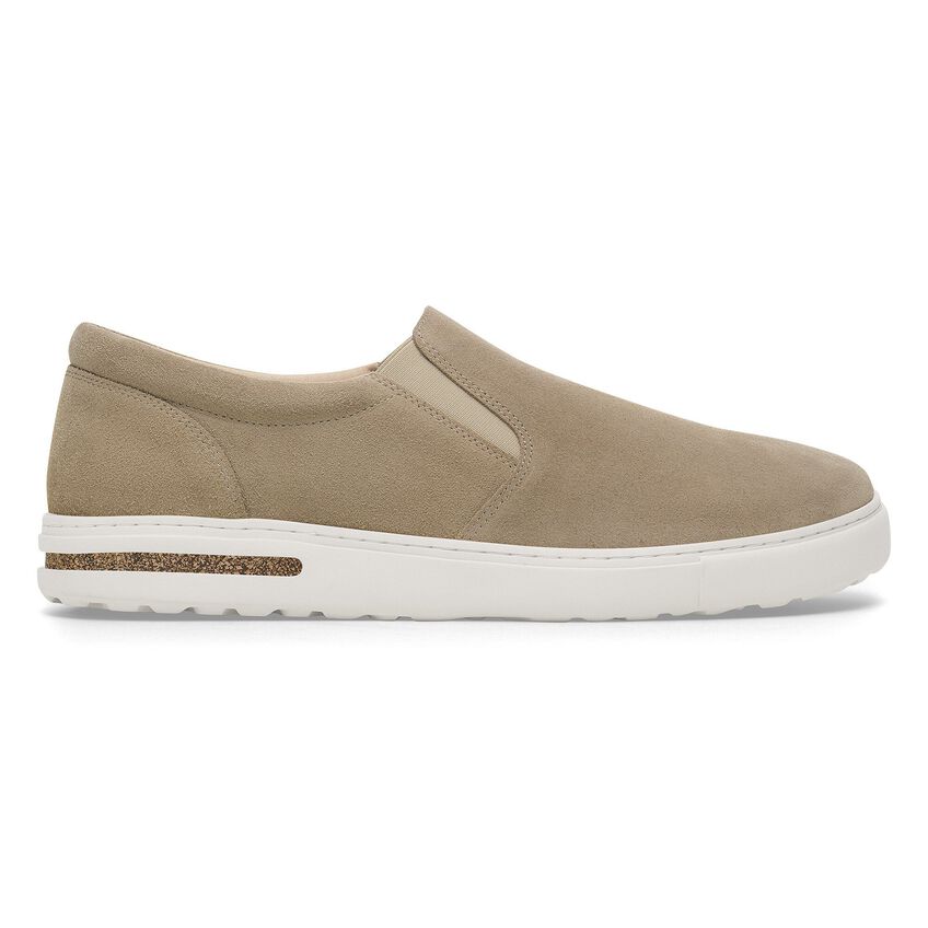 Birkenstock Women's Oswego Suede Leather in Taupe
