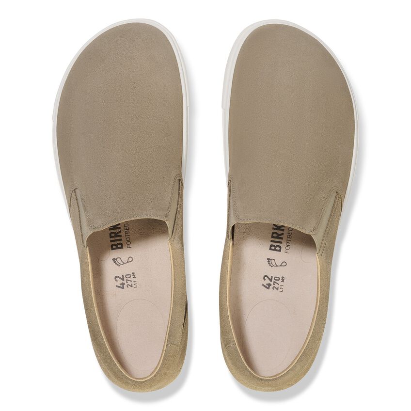 Birkenstock Women's Oswego Suede Leather in Taupe