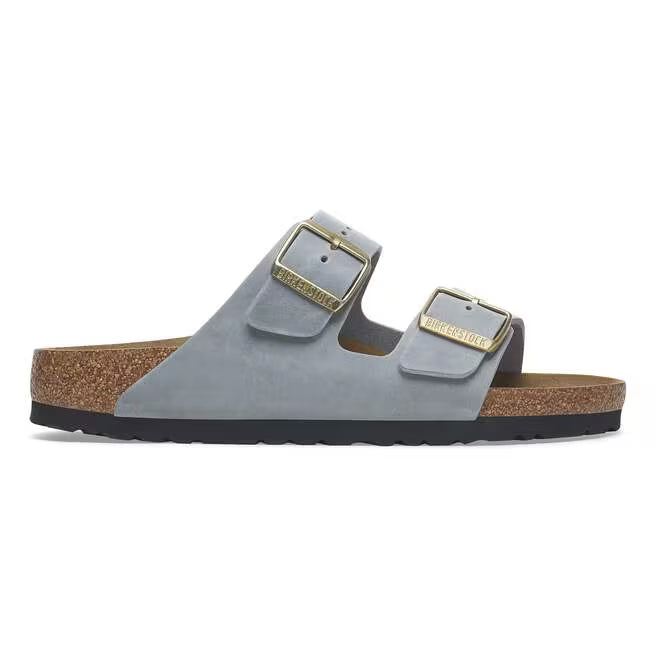 Birkenstock Arizona  Oiled Leather in Basalt Gray