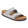 Birkenstock Arizona  Synthetics in Shiny Glitter Silver