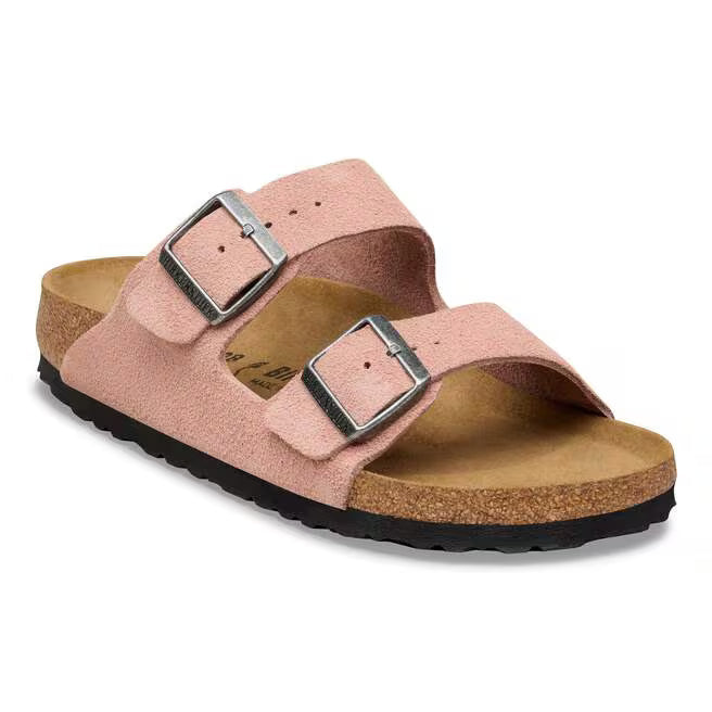 Birkenstock Arizona  Suede Leather in Pink Clay