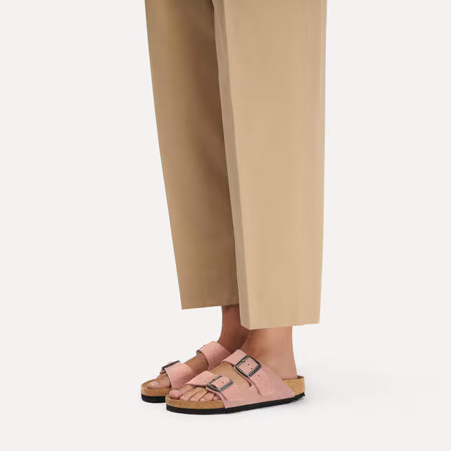 Birkenstock Arizona  Suede Leather in Pink Clay
