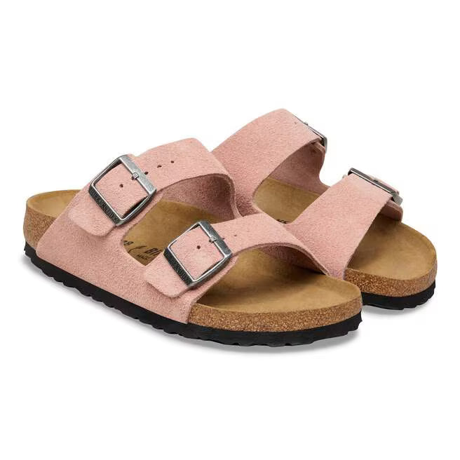 Birkenstock Arizona  Suede Leather in Pink Clay