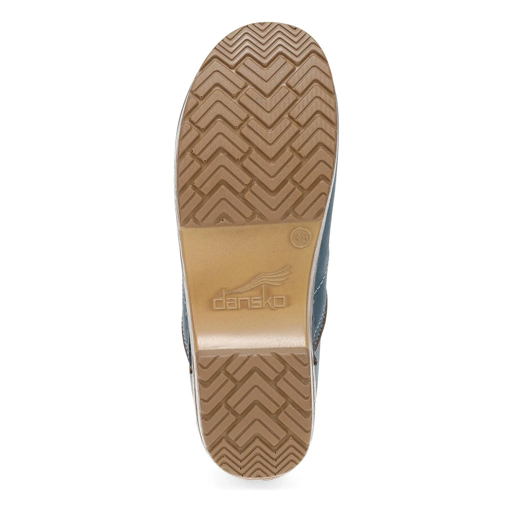 Dansko Women's Professional Clog in Blue Metallic