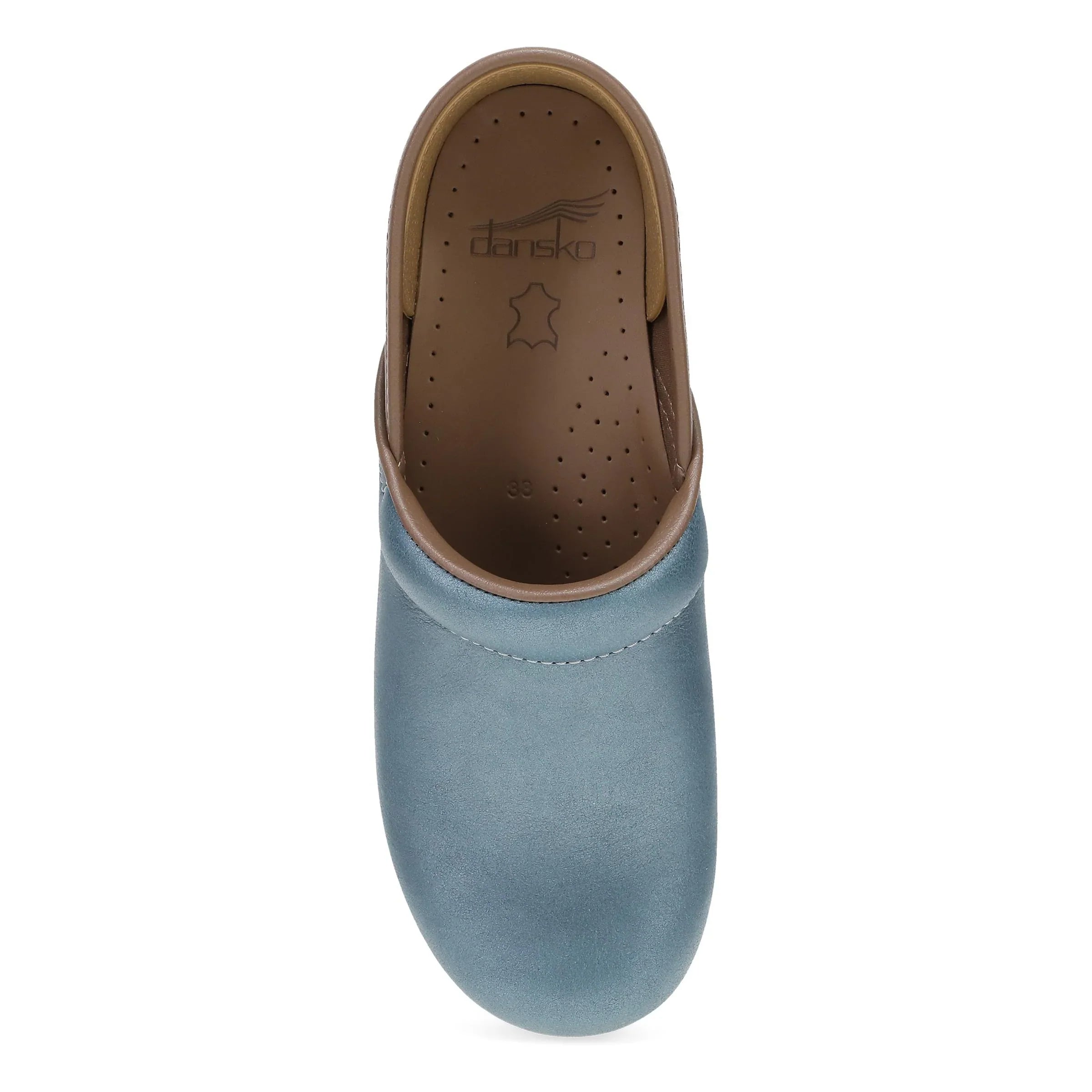 Dansko Women's Professional Clog in Blue Metallic