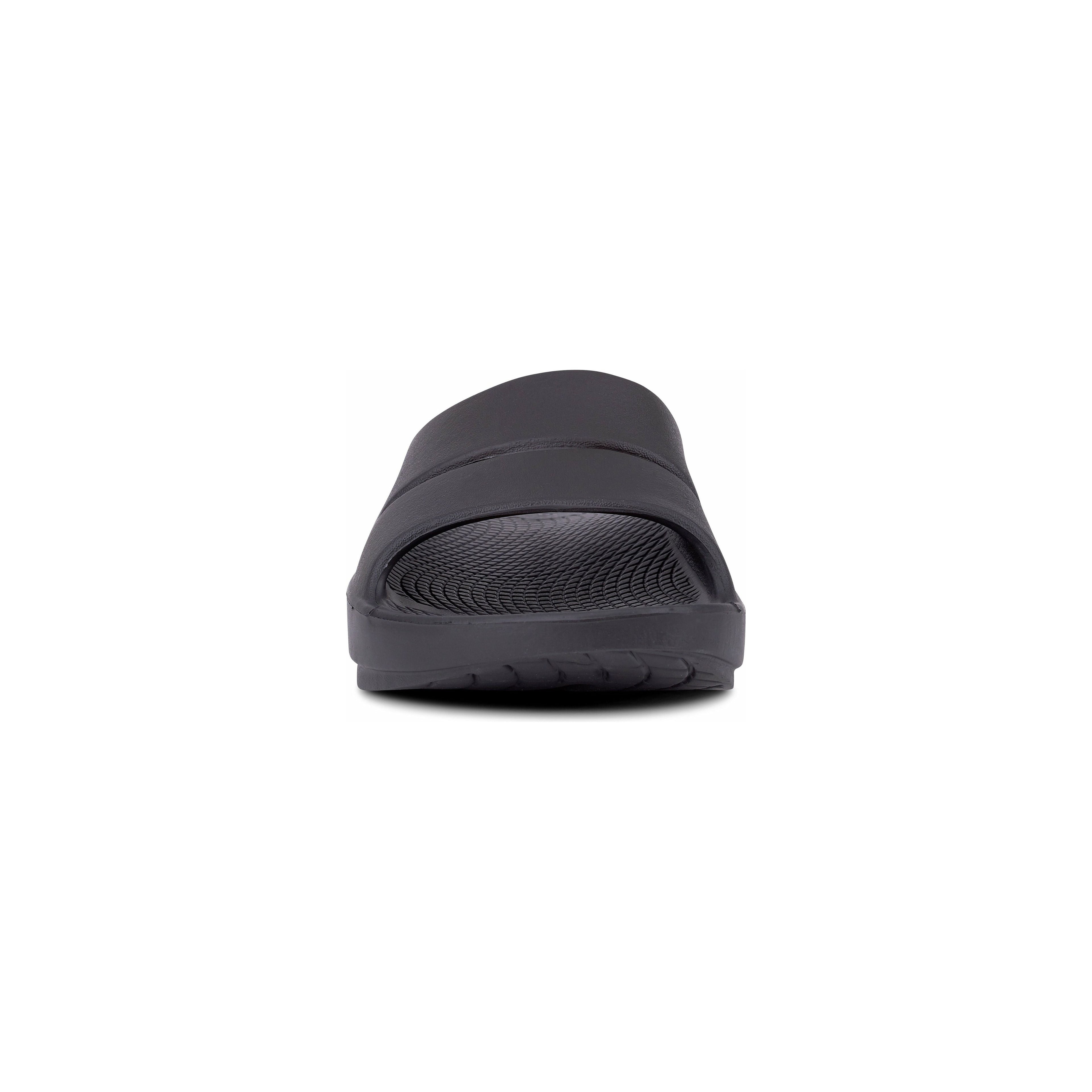 OOFOS Unisex Ooahh Slide Sandals in Black