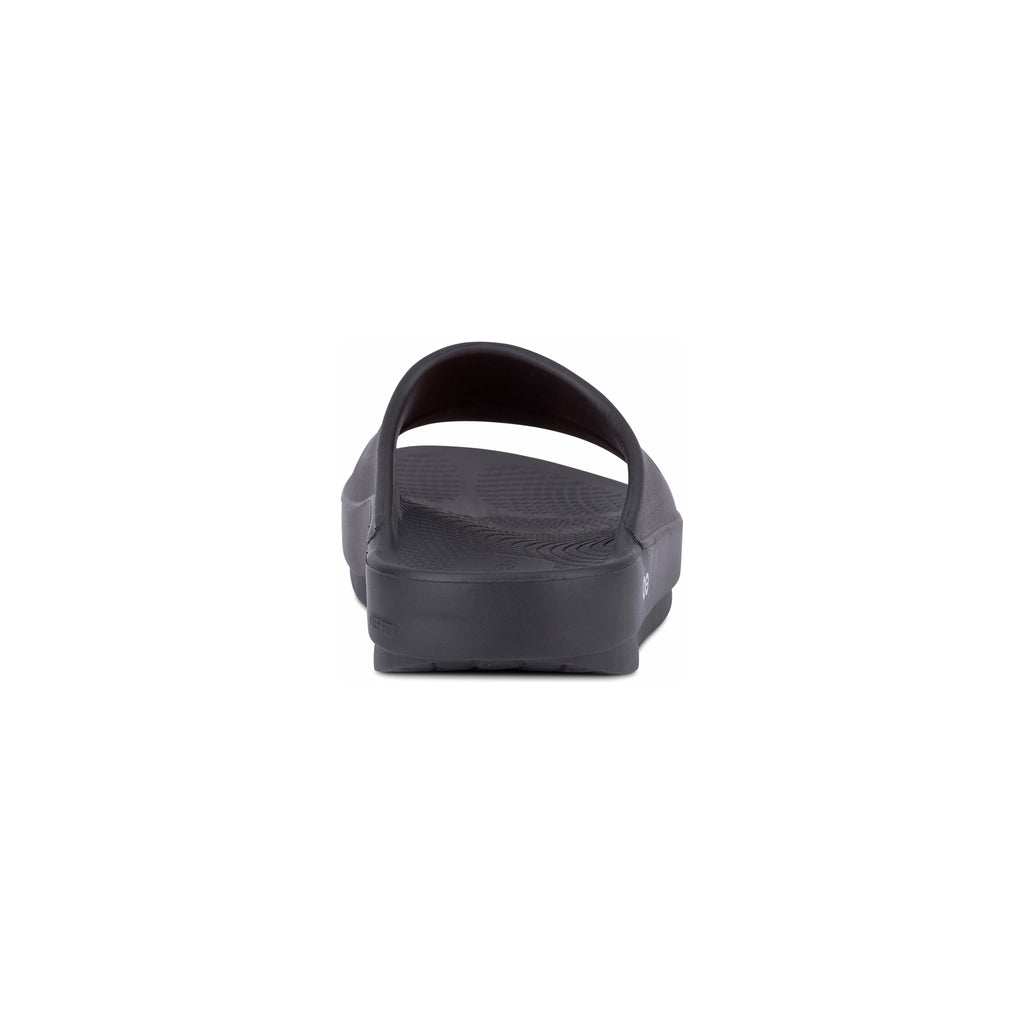 OOFOS Unisex Ooahh Slide Sandals in Black