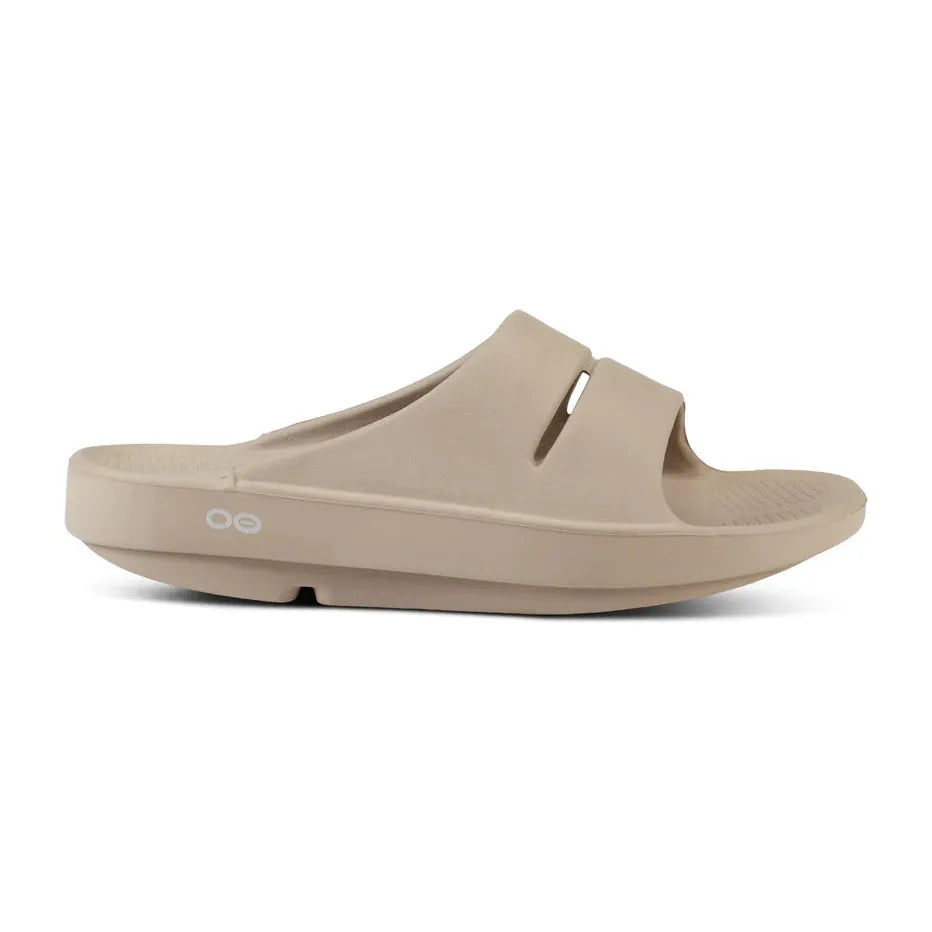 OOFOS Unisex Ooahh Slide Sandals in Nomad
