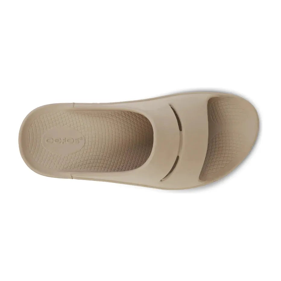 OOFOS Unisex Ooahh Slide Sandals in Nomad