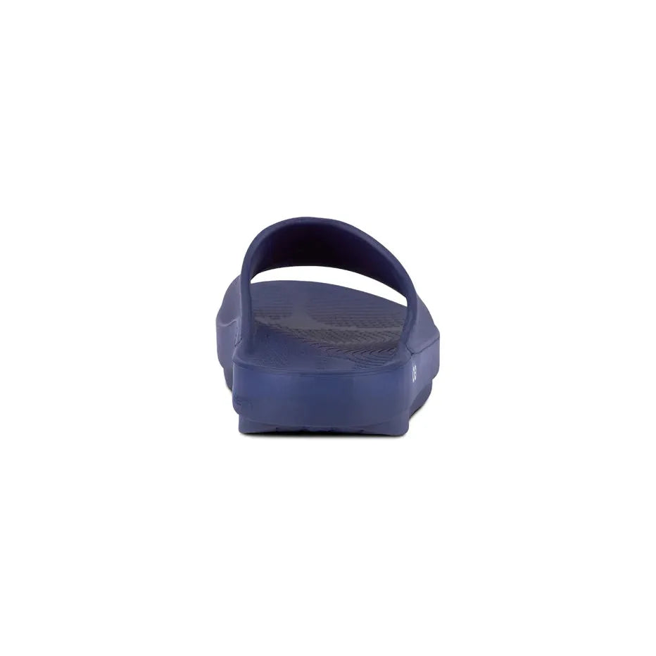 OOFOS Unisex Ooahh Slide Sandals in Navy