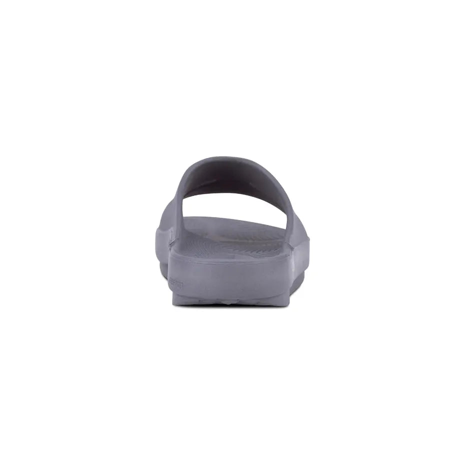 OOFOS Unisex Ooahh Slide Sandals in Slate
