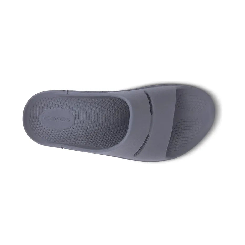OOFOS Unisex Ooahh Slide Sandals in Slate
