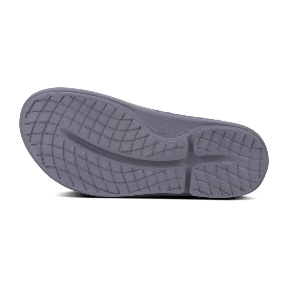 OOFOS Unisex Ooahh Slide Sandals in Slate