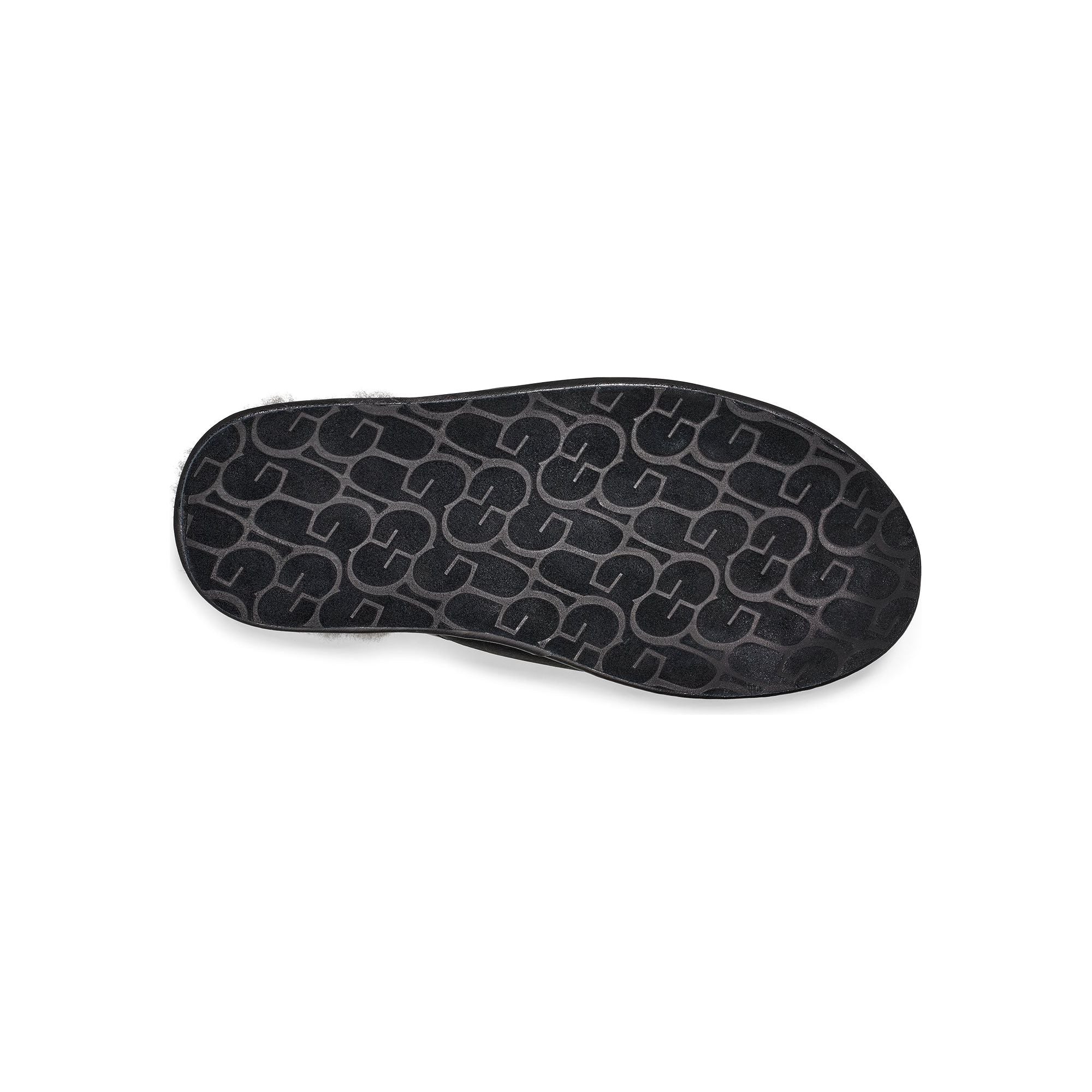 UGG Men's Scuff Leather Slipper in Black