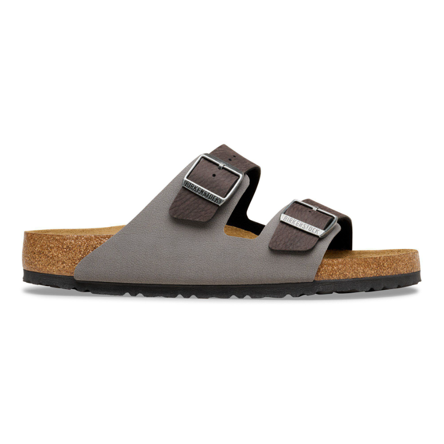 Birkenstock Men's Arizona  Mixed Synthetic Material in Black/Dark Gray