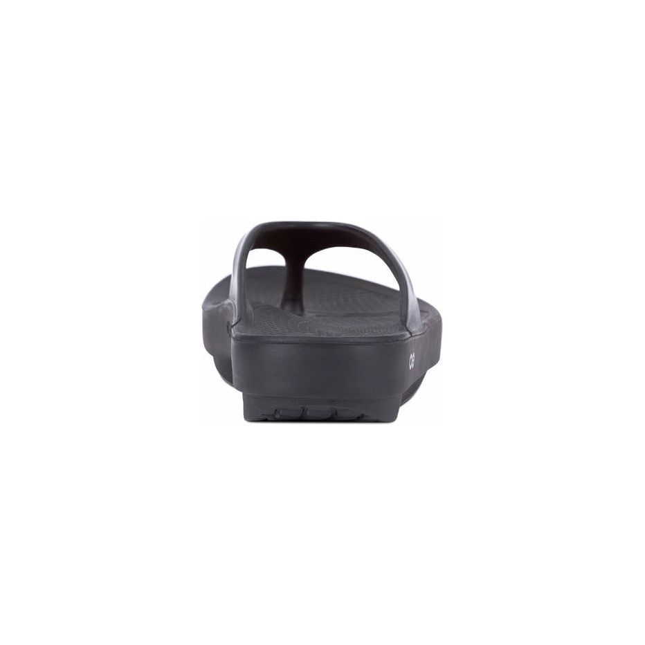 OOFOS Women's OOlala Thong Sandal in Black