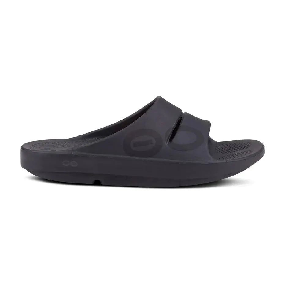 OOFOS Unisex Ooahh Sports Sandals in Black Matte