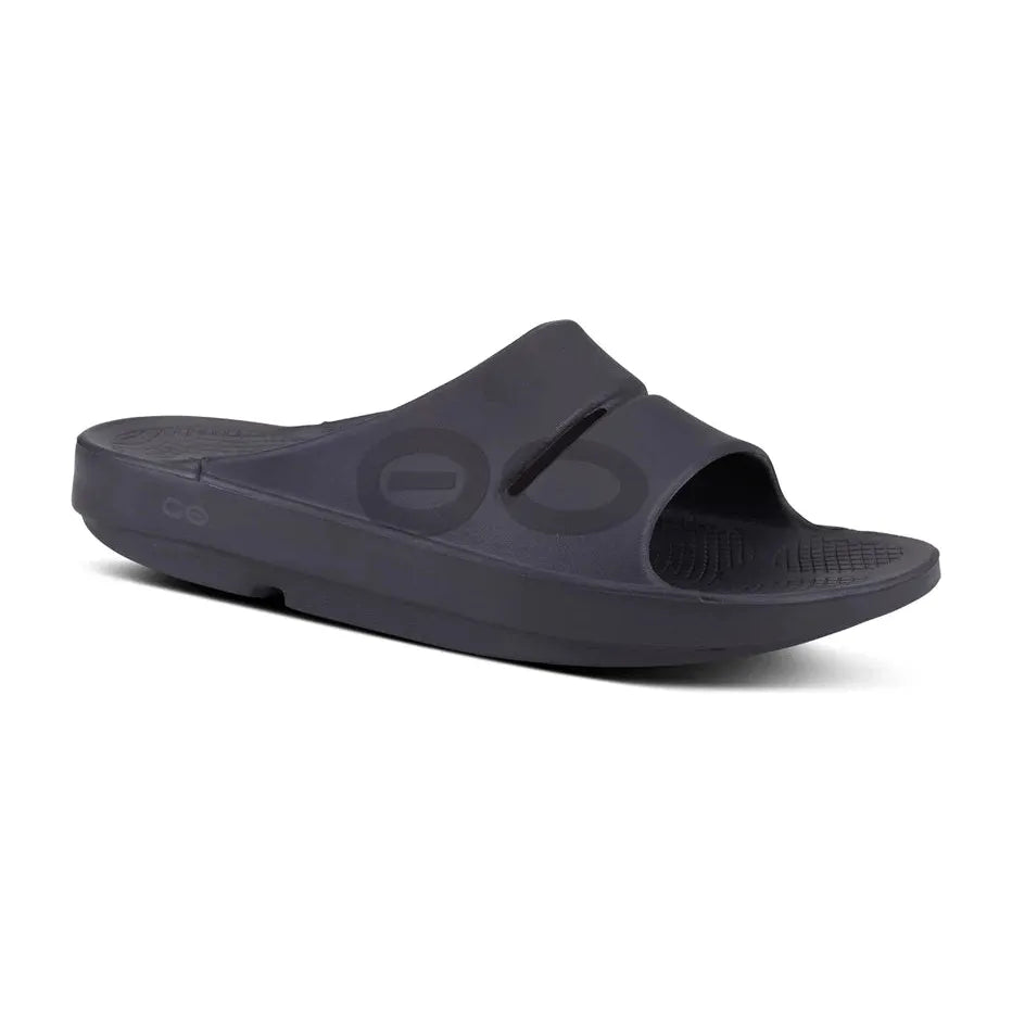 OOFOS Unisex Ooahh Sports Sandals in Black Matte