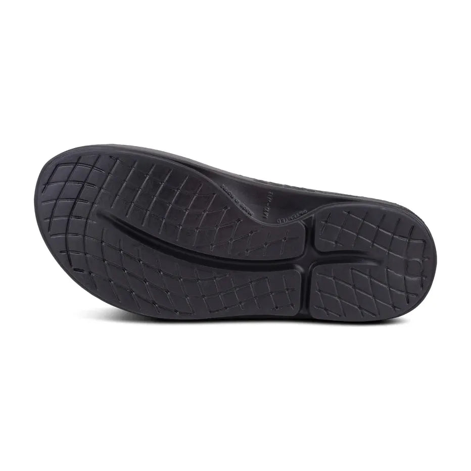 OOFOS Unisex Ooahh Sports Sandals in Black Matte