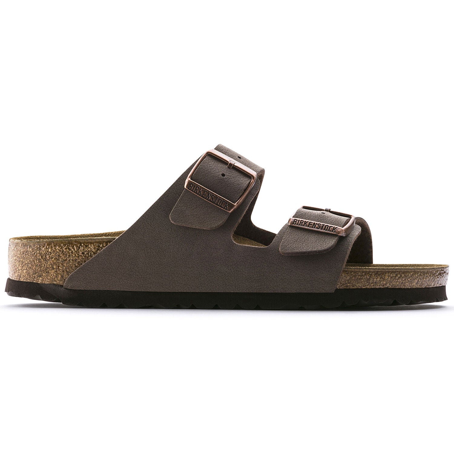 Birkenstock Arizona Birkibuc Classic Footbed Sandal in Mocca
