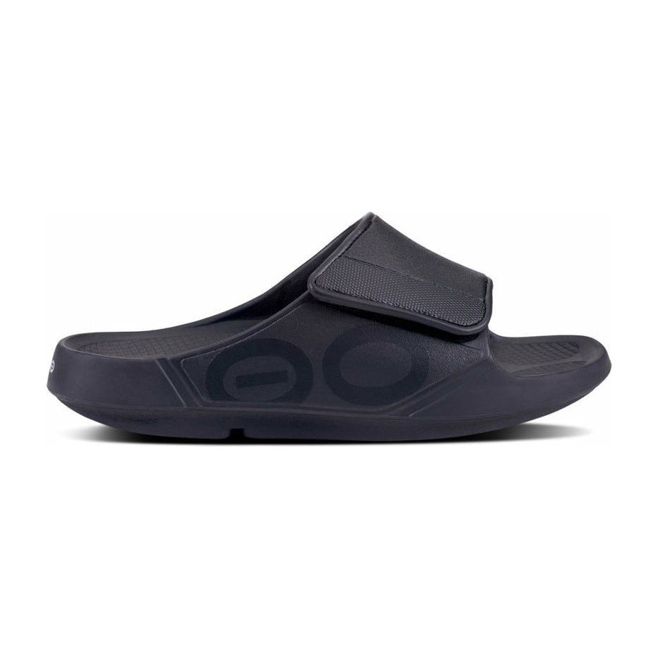 OOFOS Unisex Ooahh Sports Flex Sandals in Black Matte