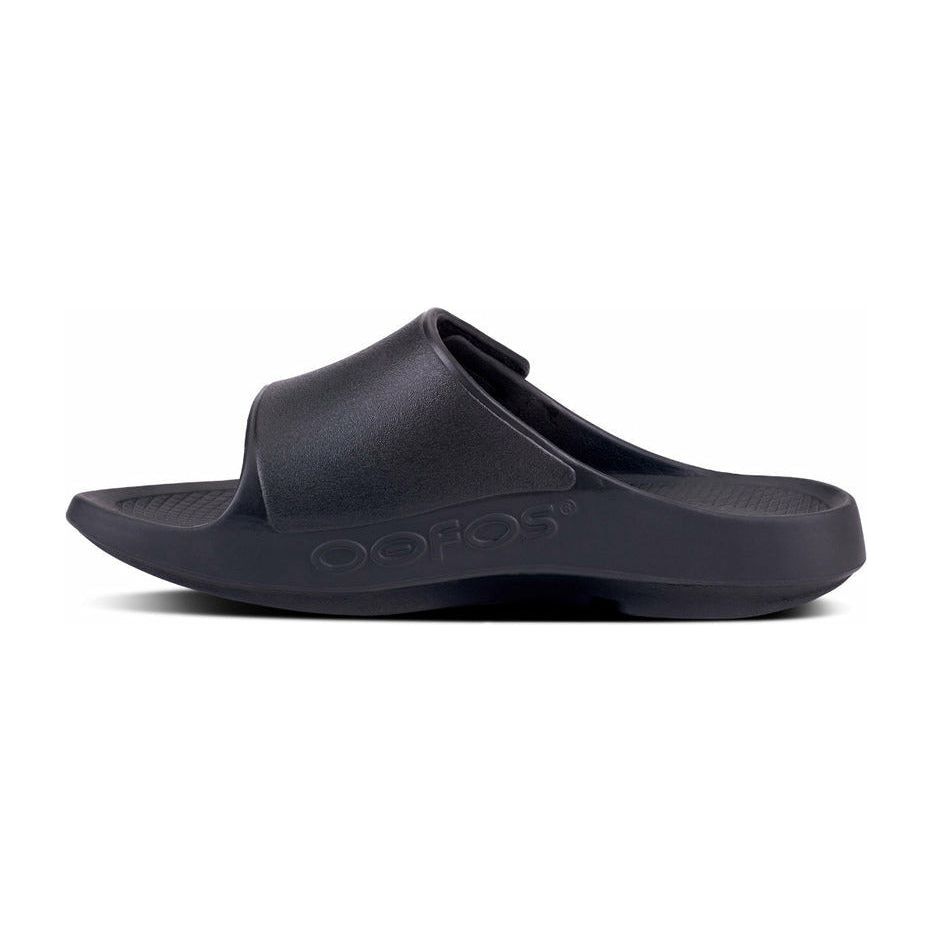 OOFOS Unisex Ooahh Sports Flex Sandals in Black Matte