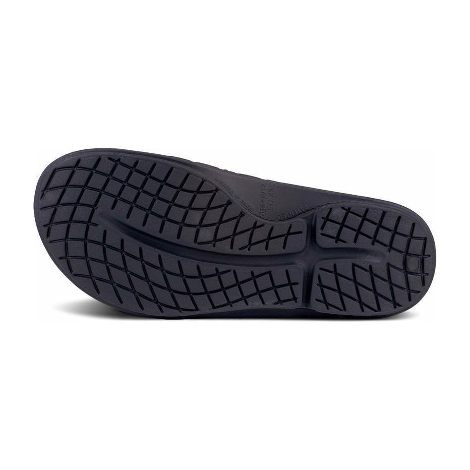 OOFOS Unisex Ooahh Sports Flex Sandals in Black Matte