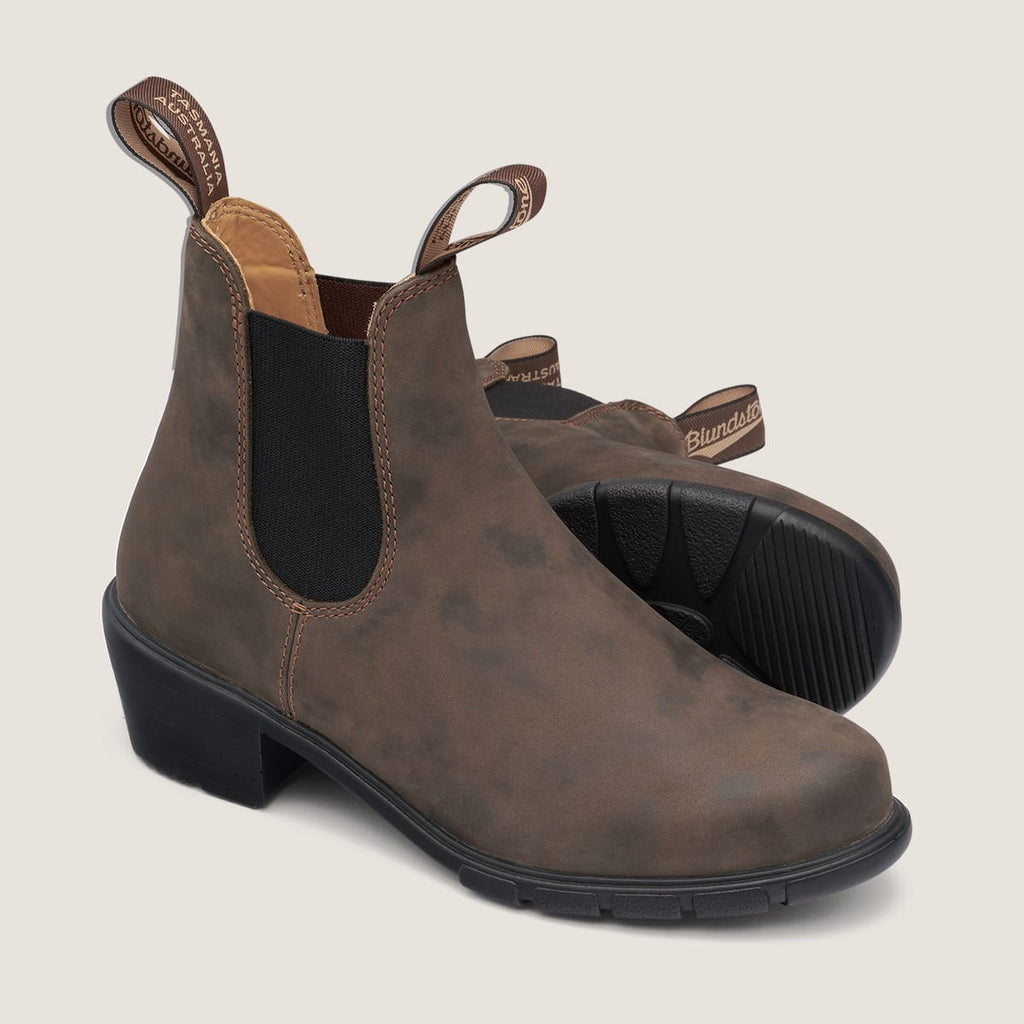 Blundstone Women's Series 1677 Heeled Boots in Rustic Brown