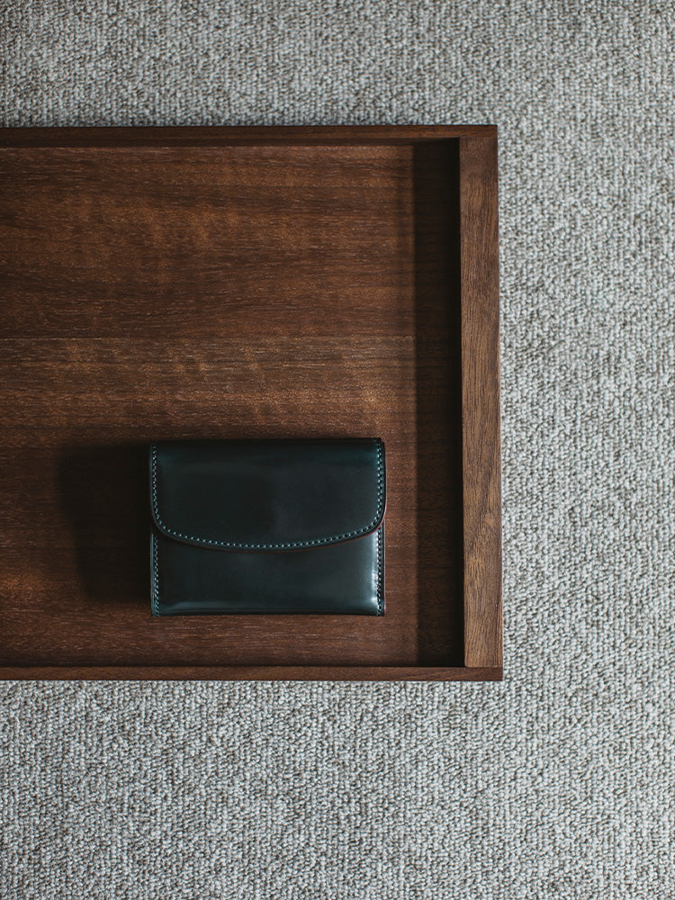 CORDOVAN R.C. Tri-fold Wallet