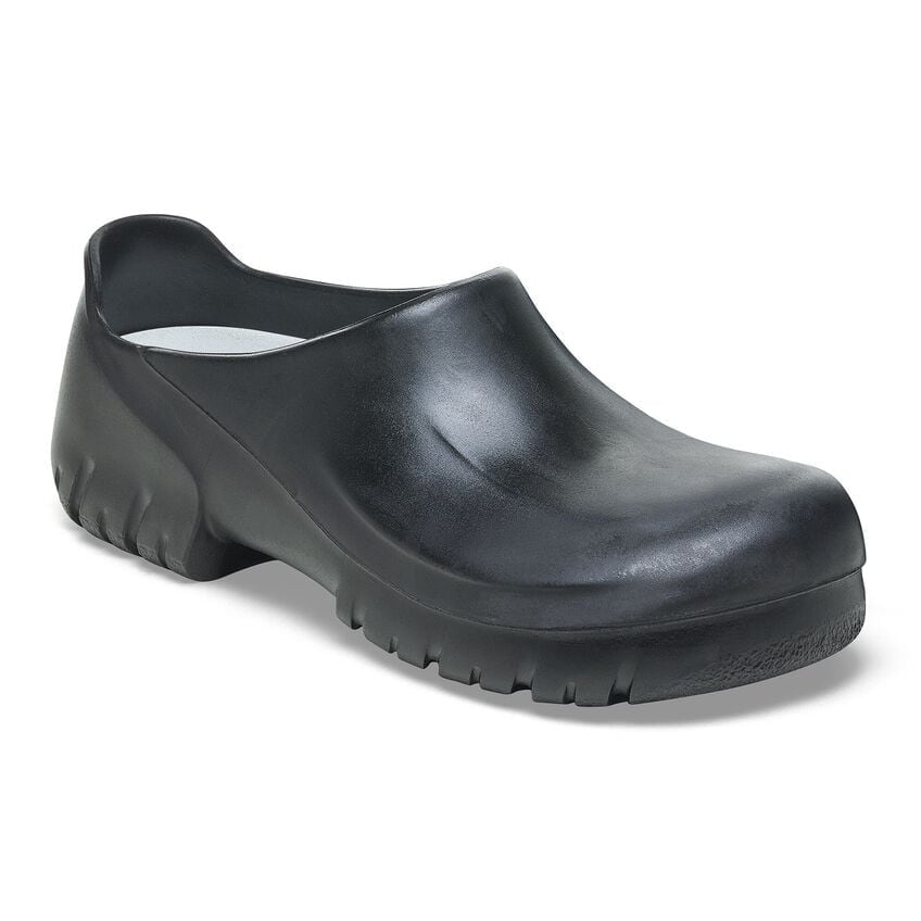 Birkenstock A640 Polyurethane Clog in Black