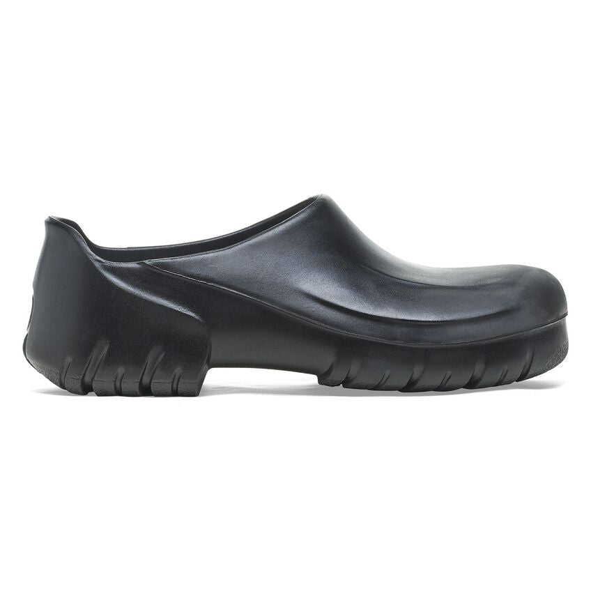 Birkenstock A640 Polyurethane Clog in Black