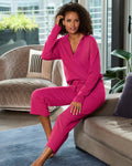 Cotton Comfort Wide Leg Lounge Pant Blossom