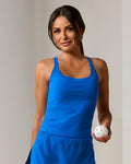 Pickletini x Boston Proper Racerback Performance Tank Royal Blue