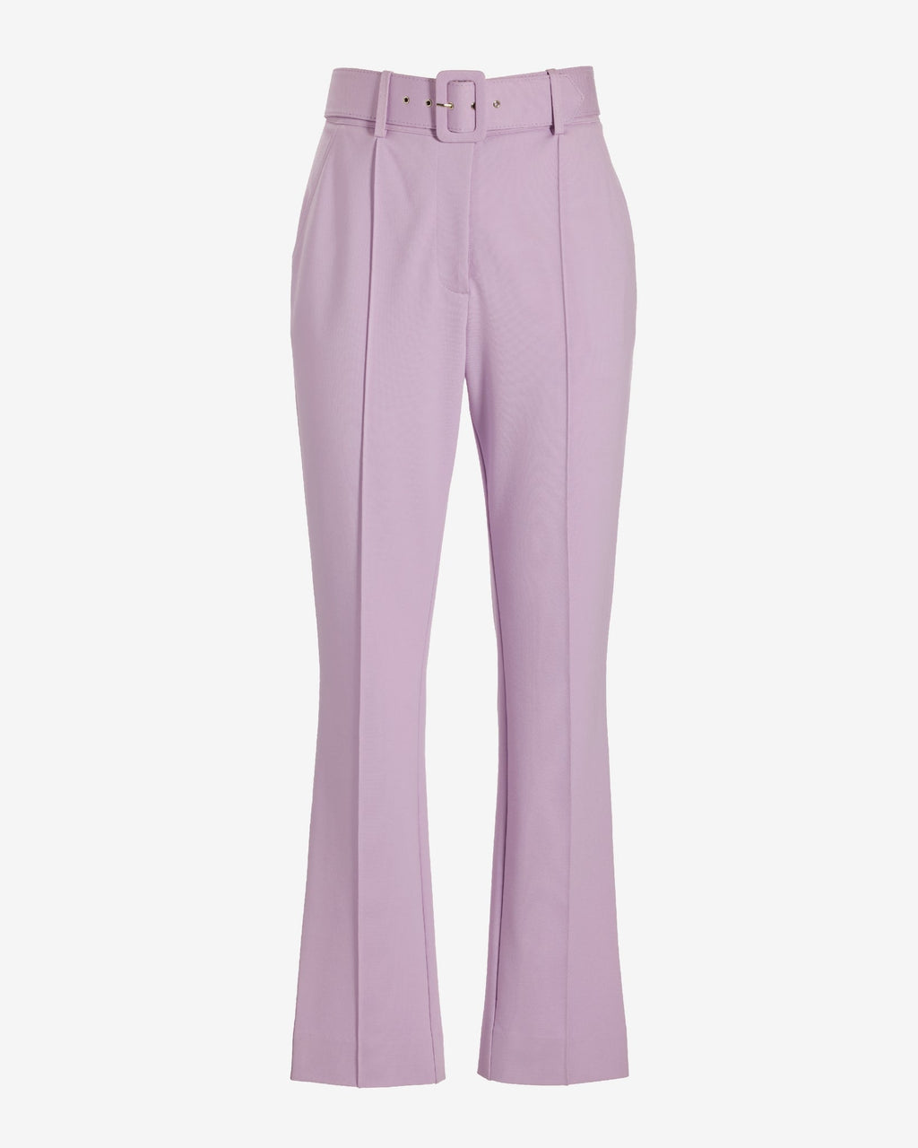 Newport Belted Ponte Straight Leg Pant Sand Verbena
