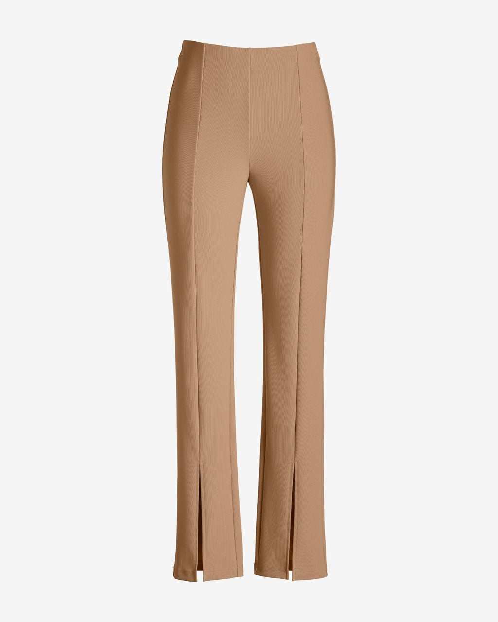 Beyond Travel High Rise Slit Front Pant Natural