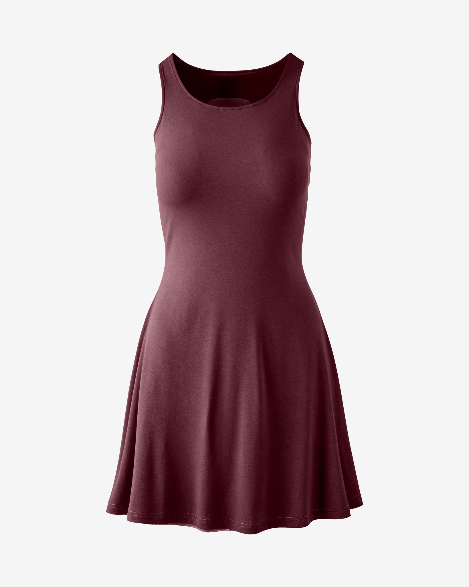 Tank A-Line Dress Tawny Port