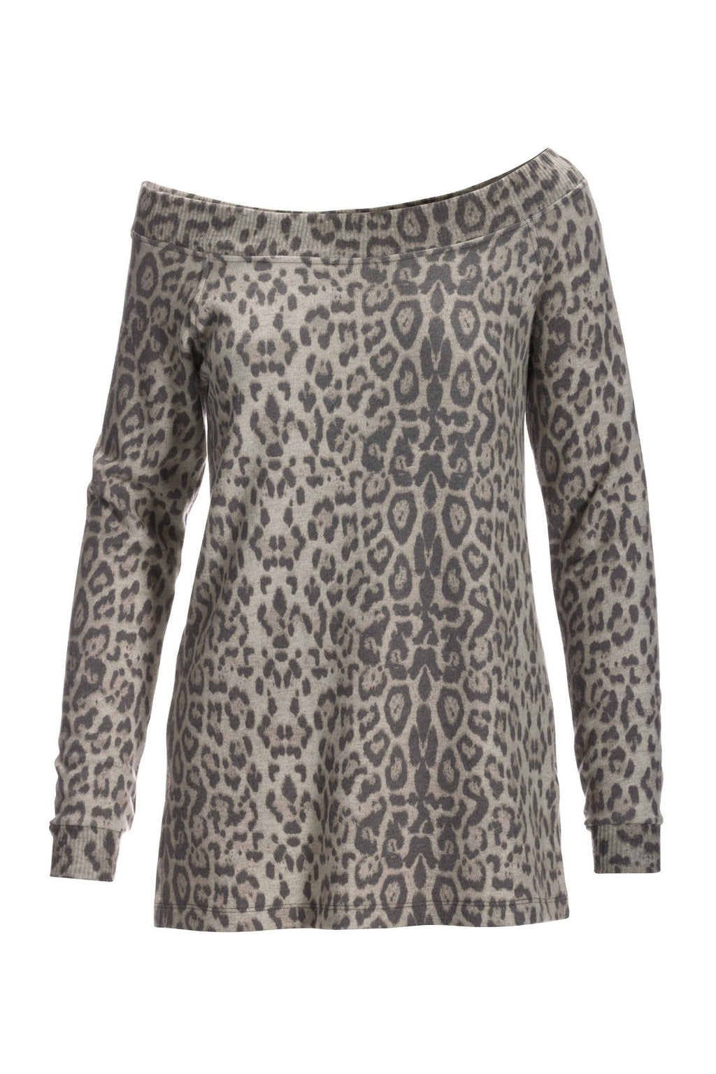 So Soft Slouchy Knit Animal Sweatshirt Multi