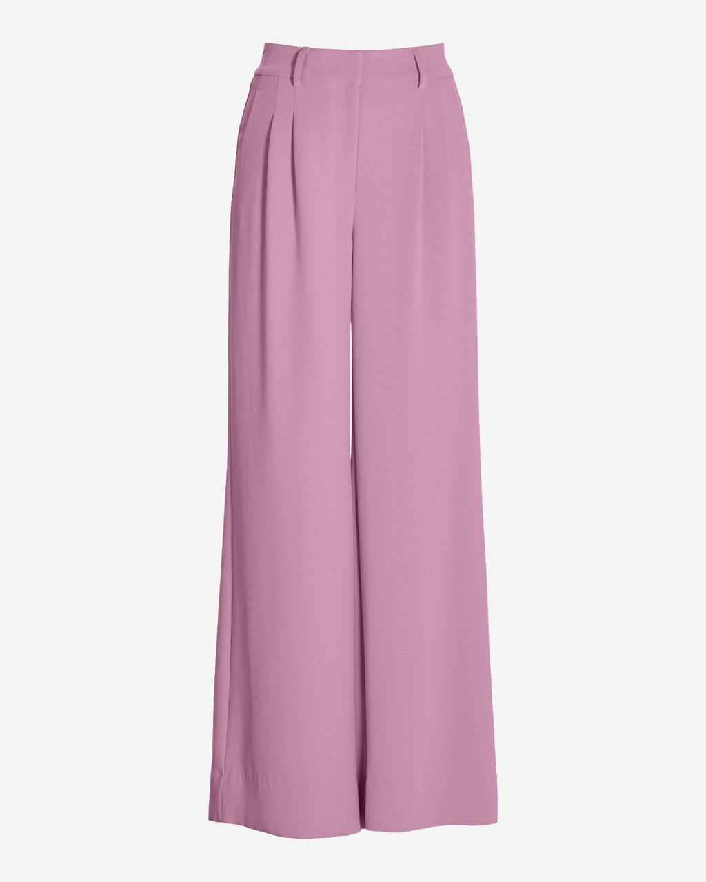 Malibu Wide Leg Effortless Drape Trouser Pant Pink Lavender