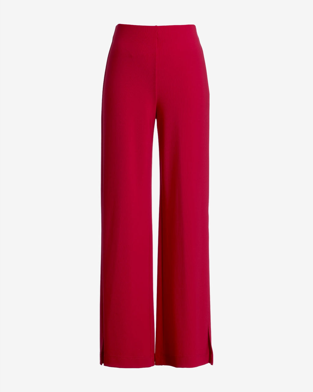 Beyond Travel Side Slit Pant Tango Red