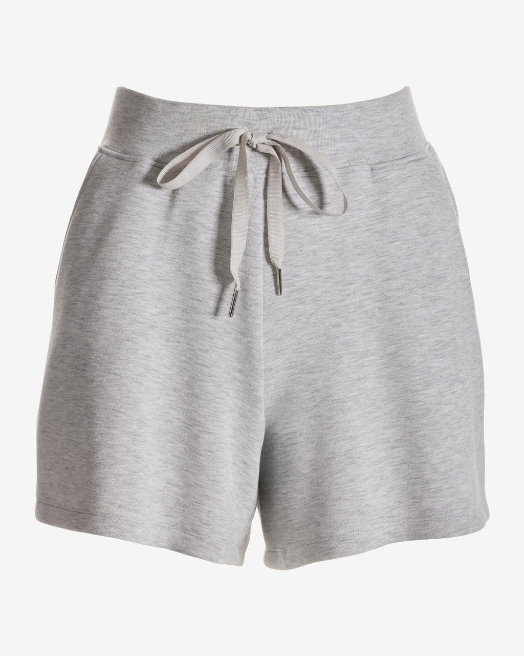 Luxe Lounge Drawstring Short Light Heather Gray