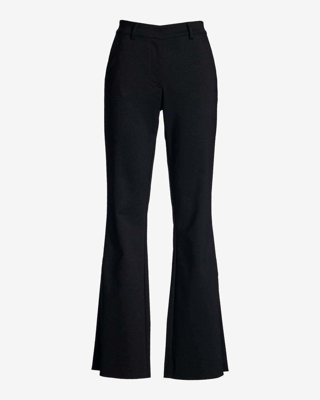 Monterey Modern Bootcut Side-Slit Trouser Pant Black