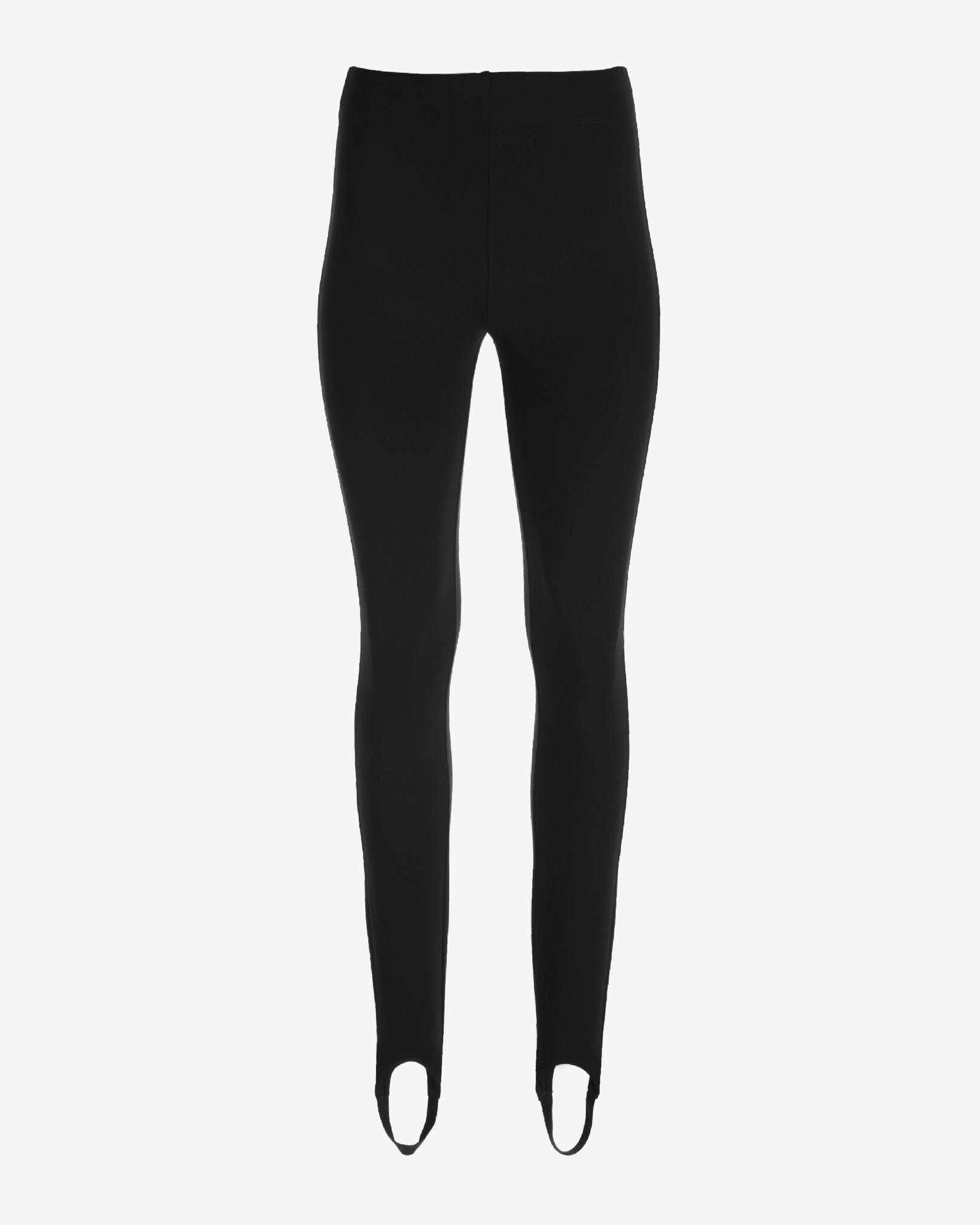 Aspen Ponte Knit Pull On Stirrup Legging Black