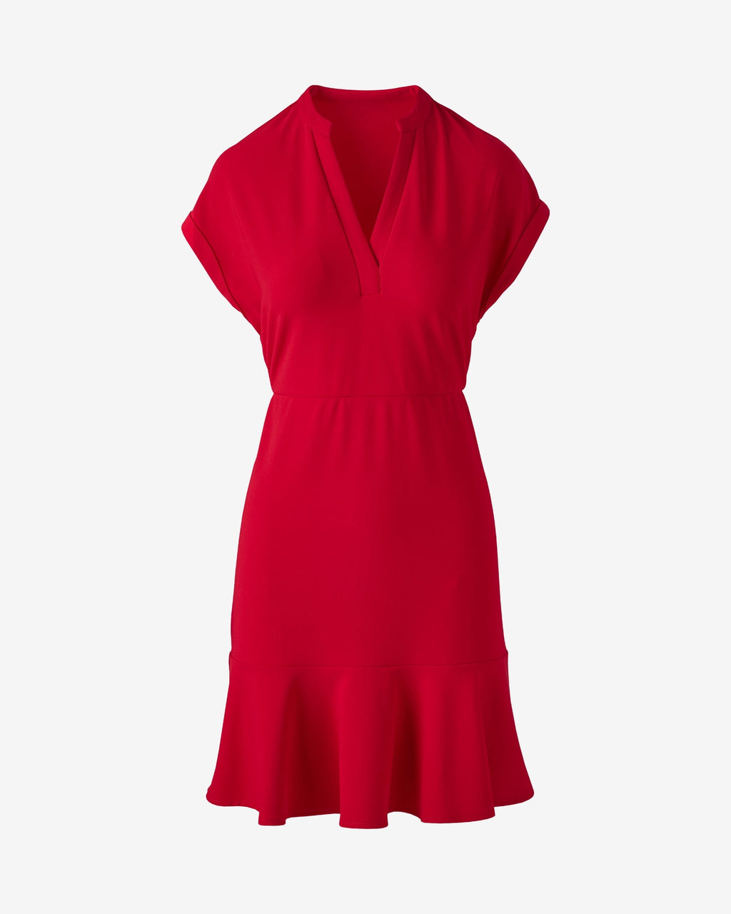 Beyond Travel Cap Sleeve Dress Tango Red